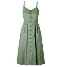Load image into Gallery viewer, Pattern printing, suspender dress