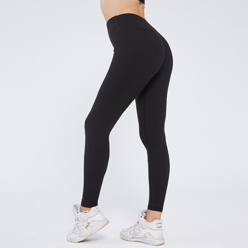 SVOKOR Fitness Leggings Sexy Solid Leggings Women Push Up High Waist Workout Pants Gym Clothes Seamless Elasticity